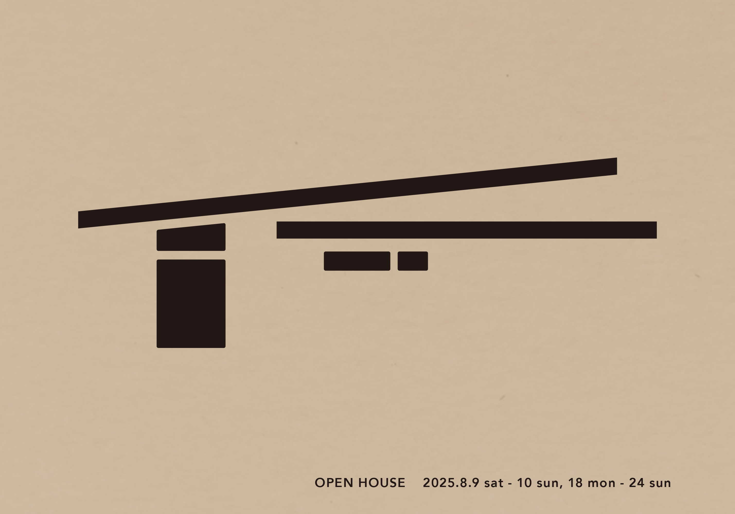 240809クマガイOPENHOUSE DM 室山_house