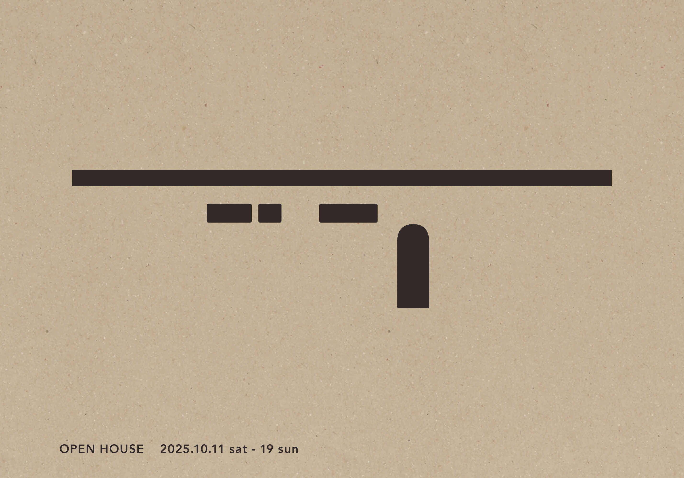 240809クマガイOPENHOUSE DM 室山_house