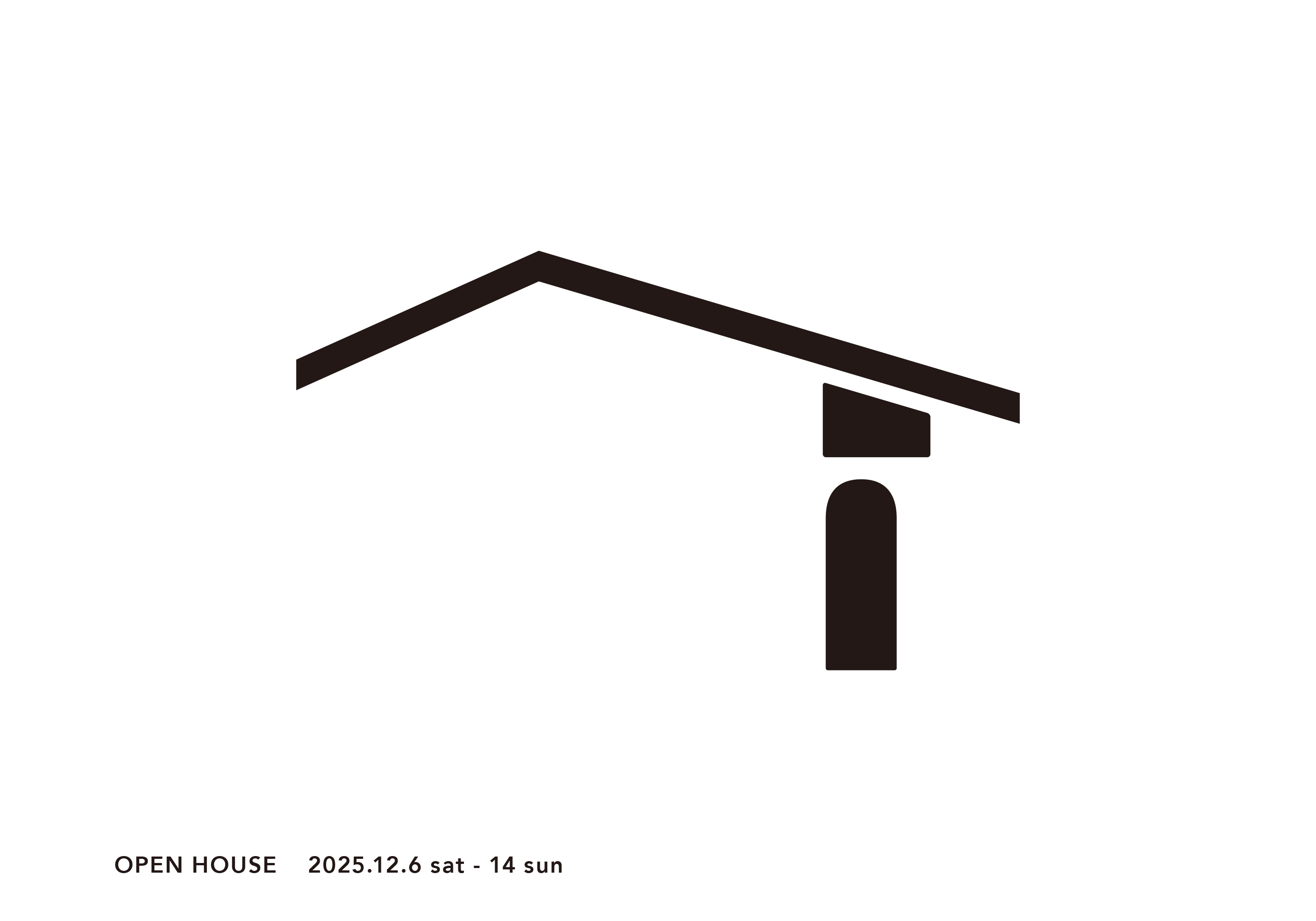 240809クマガイOPENHOUSE DM 室山_house